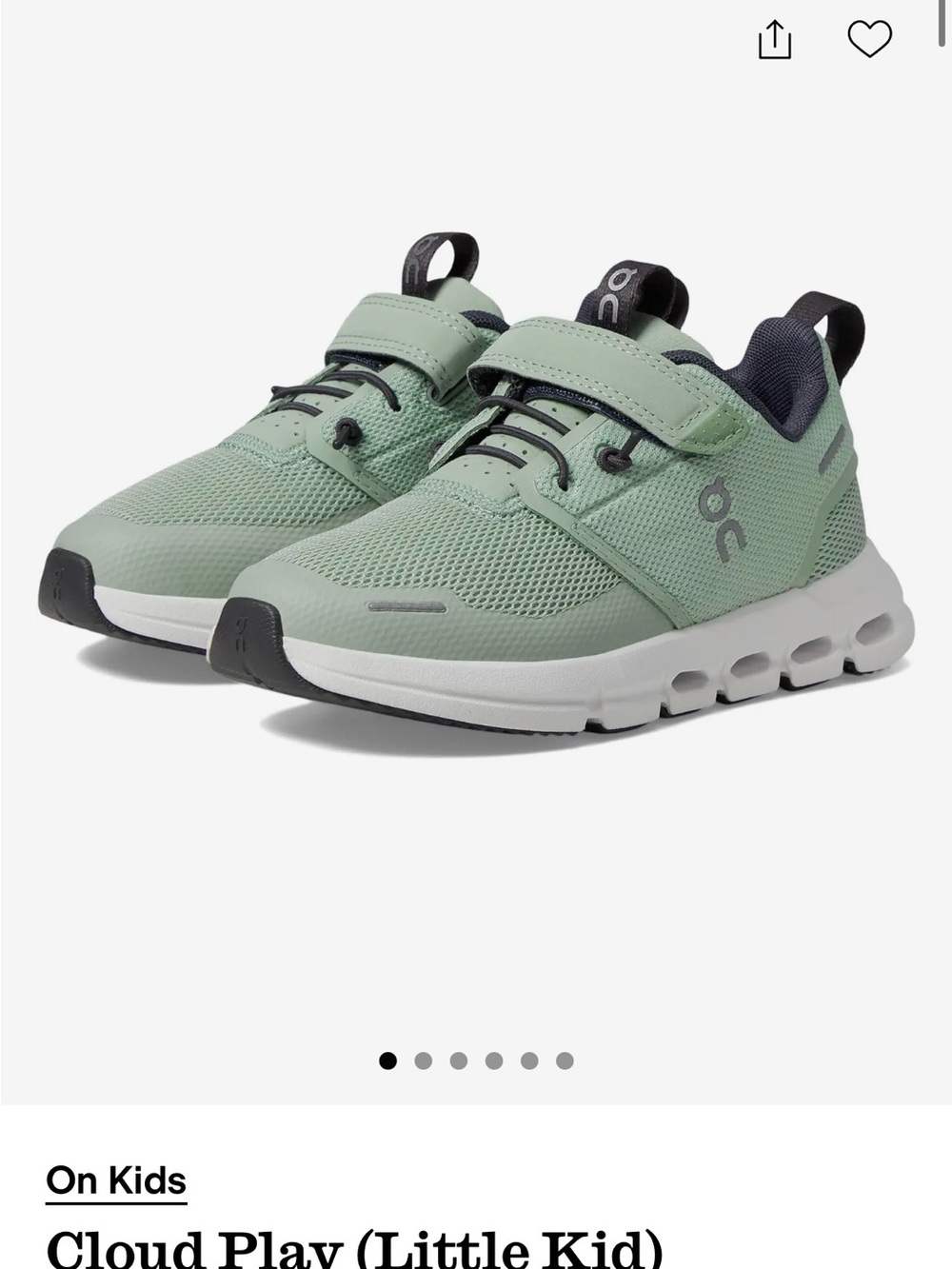 On Kids Sneakers - Sage (little kid 3)